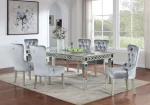 Adalia Mirror Dining Table: Elegant California Elegance
