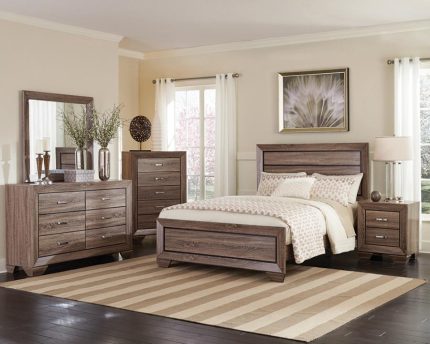 Kauffman 4-piece Queen Bedroom Set- Elegant Home Furniture