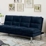 Saratoga Futon Navy – Versatile and Stylish Seating Solution