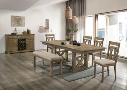 Templemore Dining Table: Elegant Dining in California