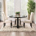 Alfred Round Dining Table in Cream | California