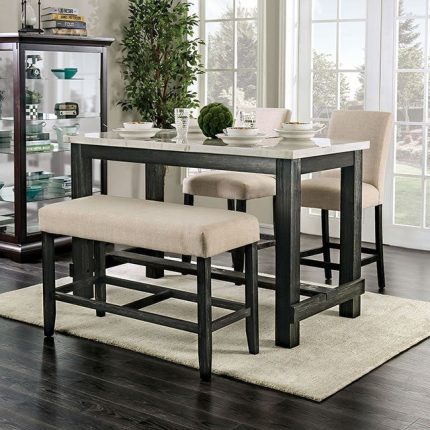 Brule Counter Height Table: Chic Dining in California's Style Capital