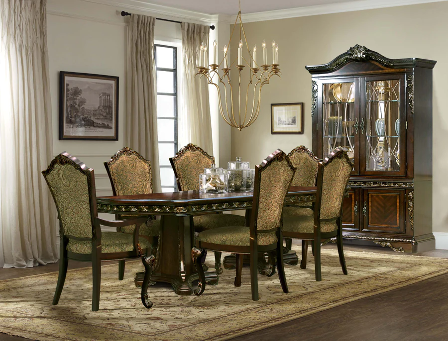 D189 7pcs Dining Table Set in California