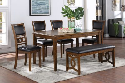 Gia Brown Dining Table in California - Stylish & Functional