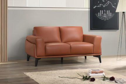 <h6>(NEW) </h6><h3>COMO LOVESEAT-TERRACOTTA